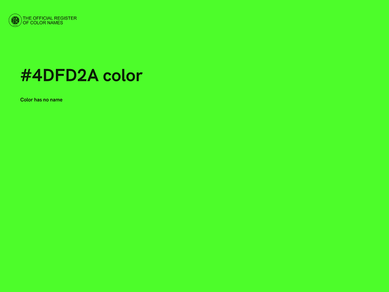 #4DFD2A color image