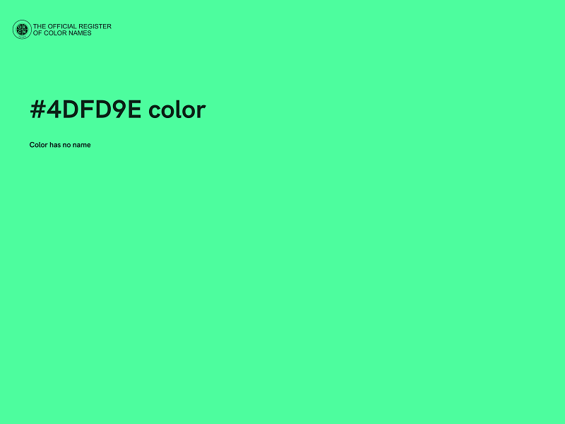 #4DFD9E color image