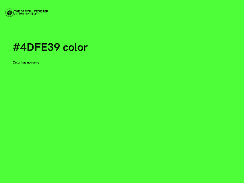 #4DFE39 color image