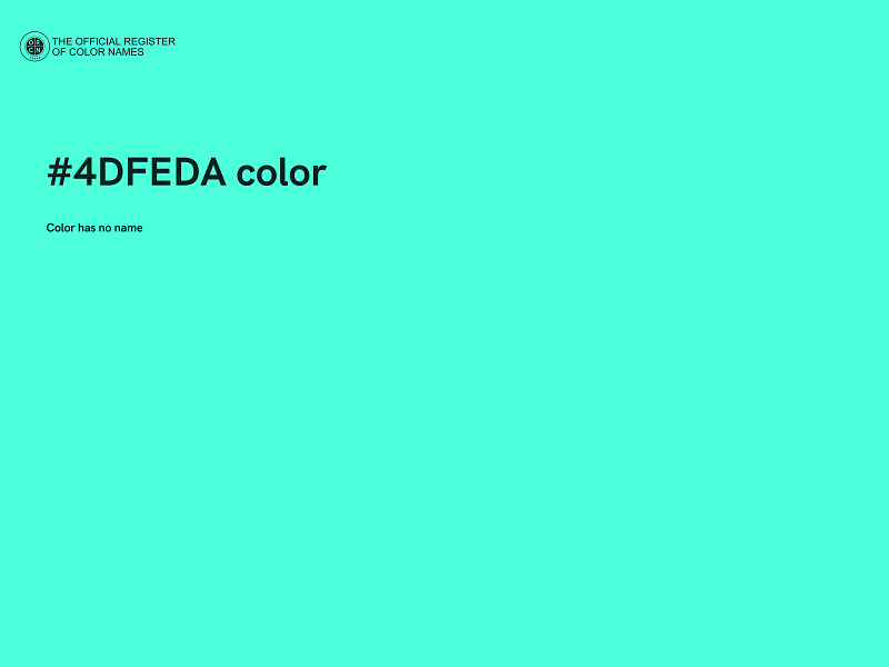 #4DFEDA color image