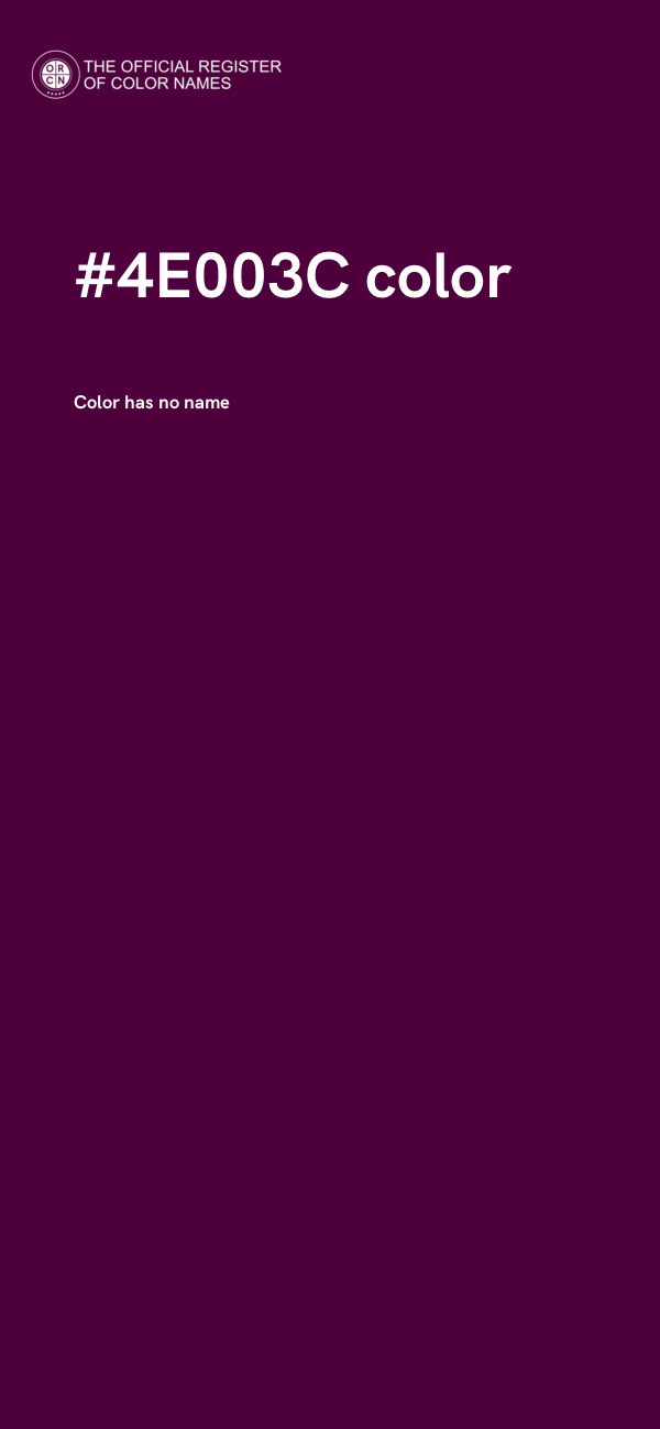 #4E003C color image