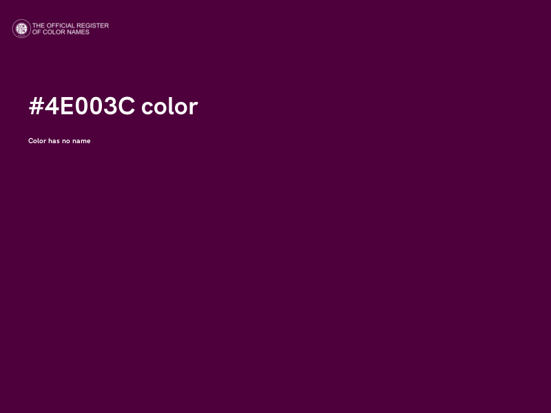 #4E003C color image