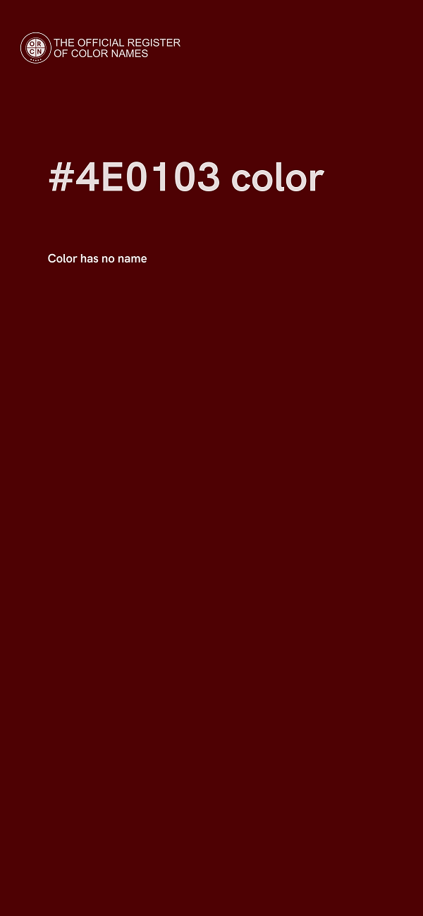 #4E0103 color image