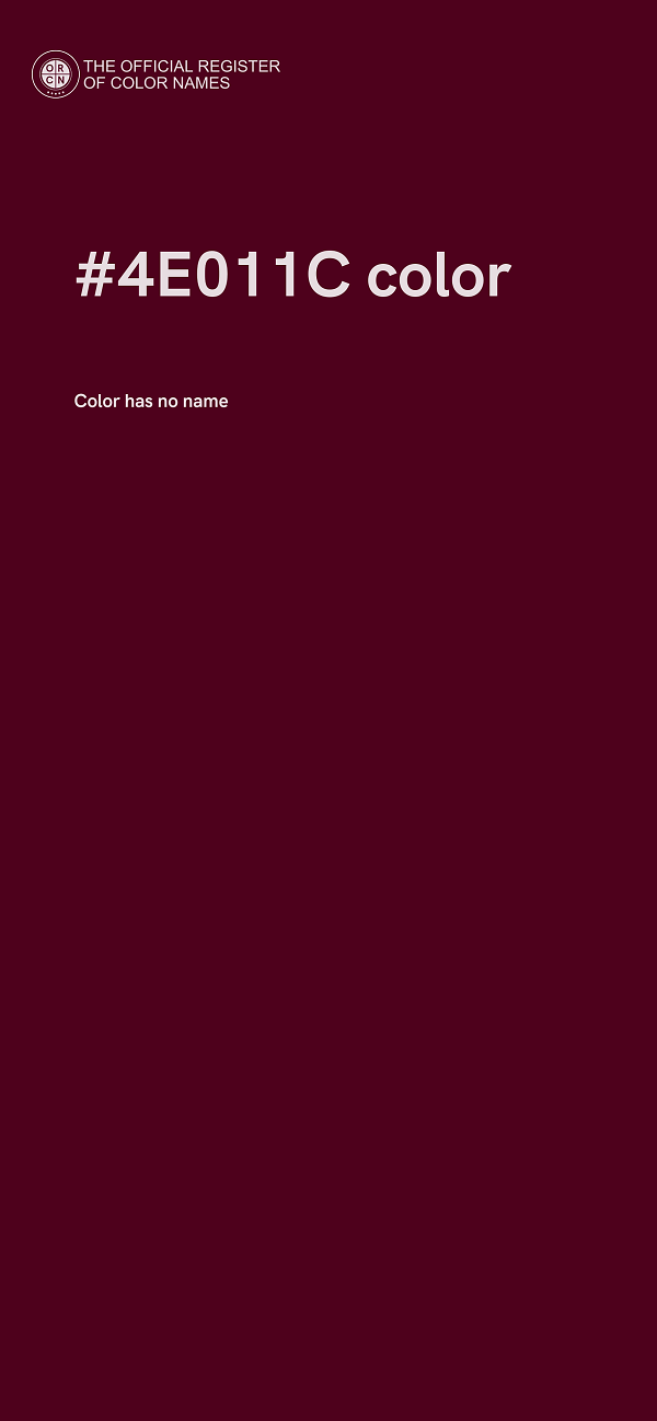 #4E011C color image