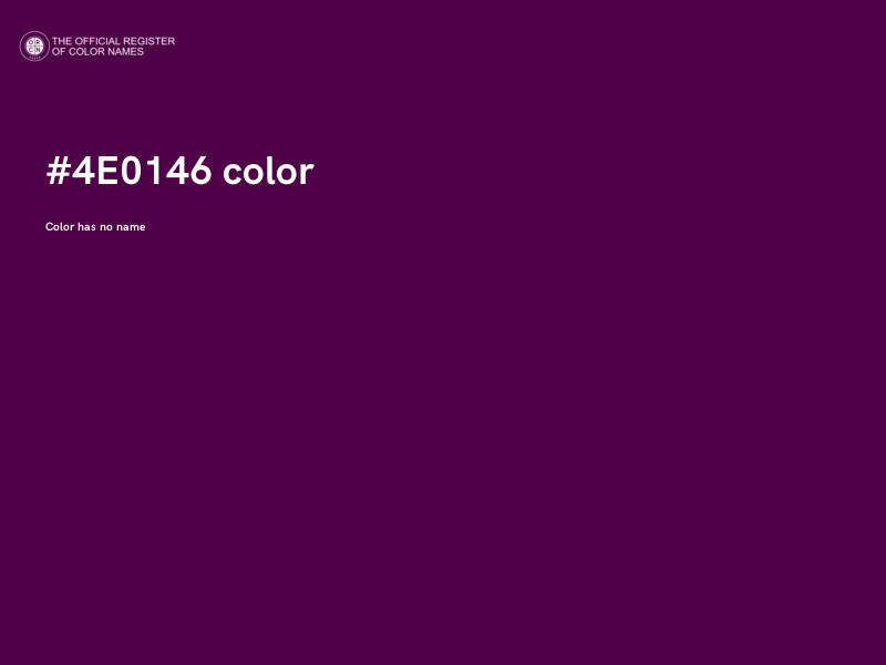 #4E0146 color image