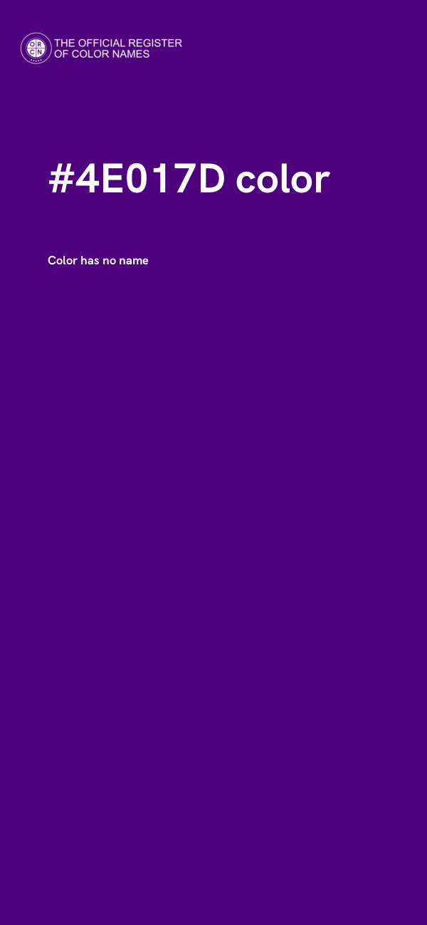 #4E017D color image