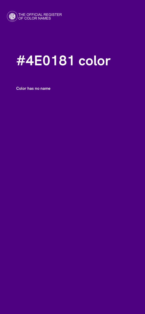 #4E0181 color image