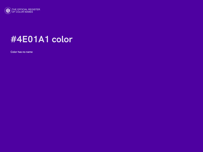 #4E01A1 color image