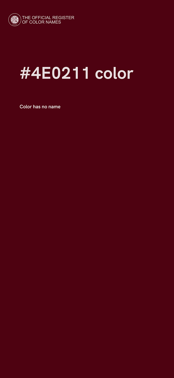 #4E0211 color image