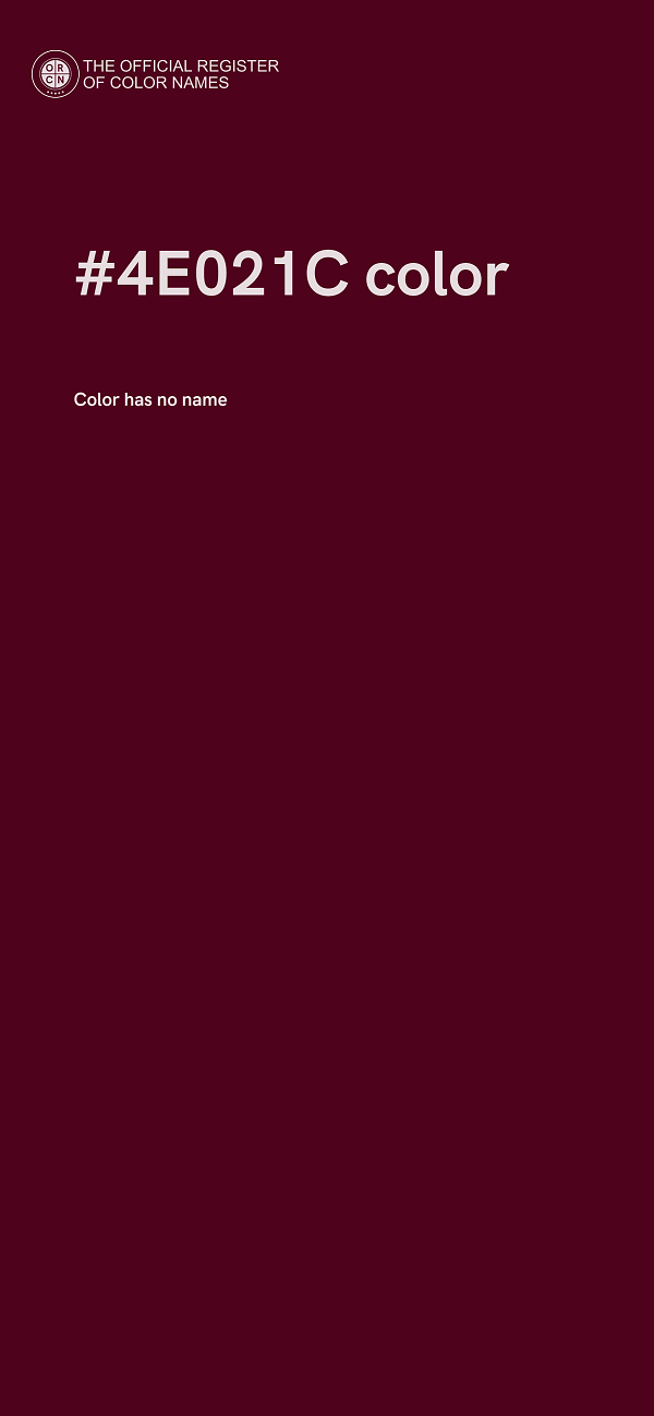 #4E021C color image
