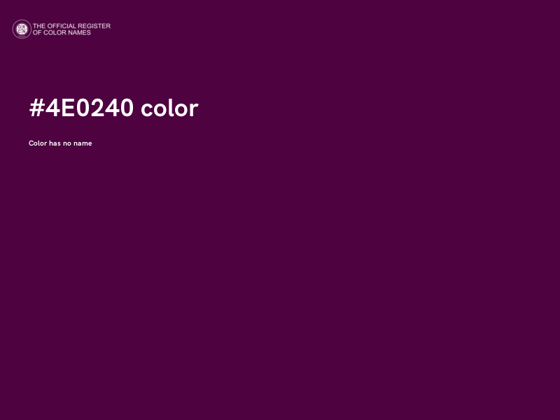 #4E0240 color image