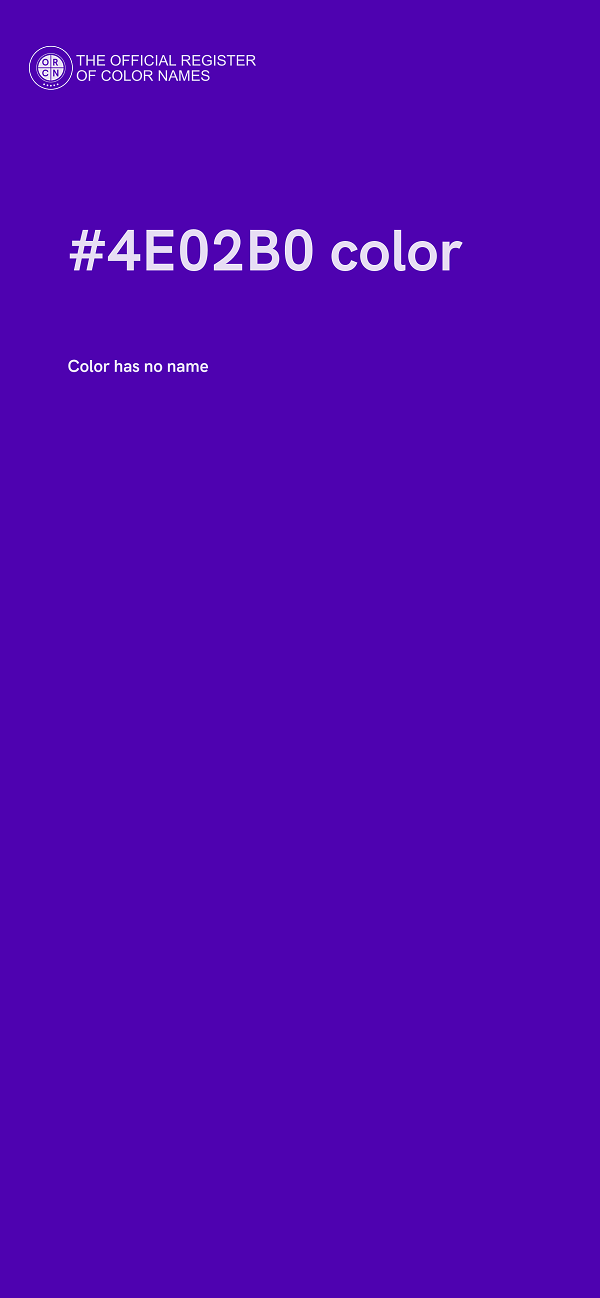 #4E02B0 color image