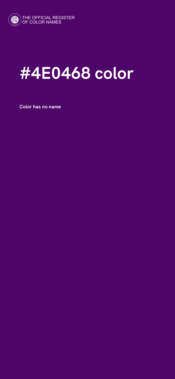 #4E0468 color image