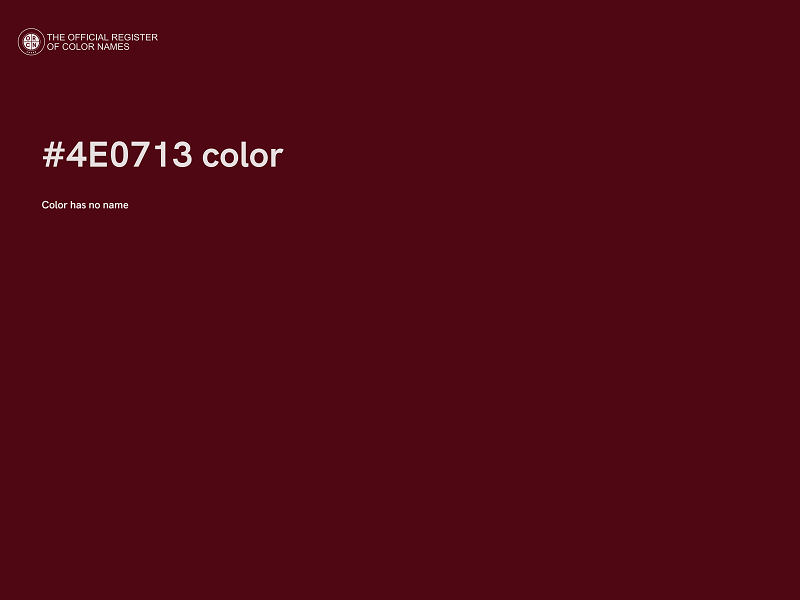 #4E0713 color image