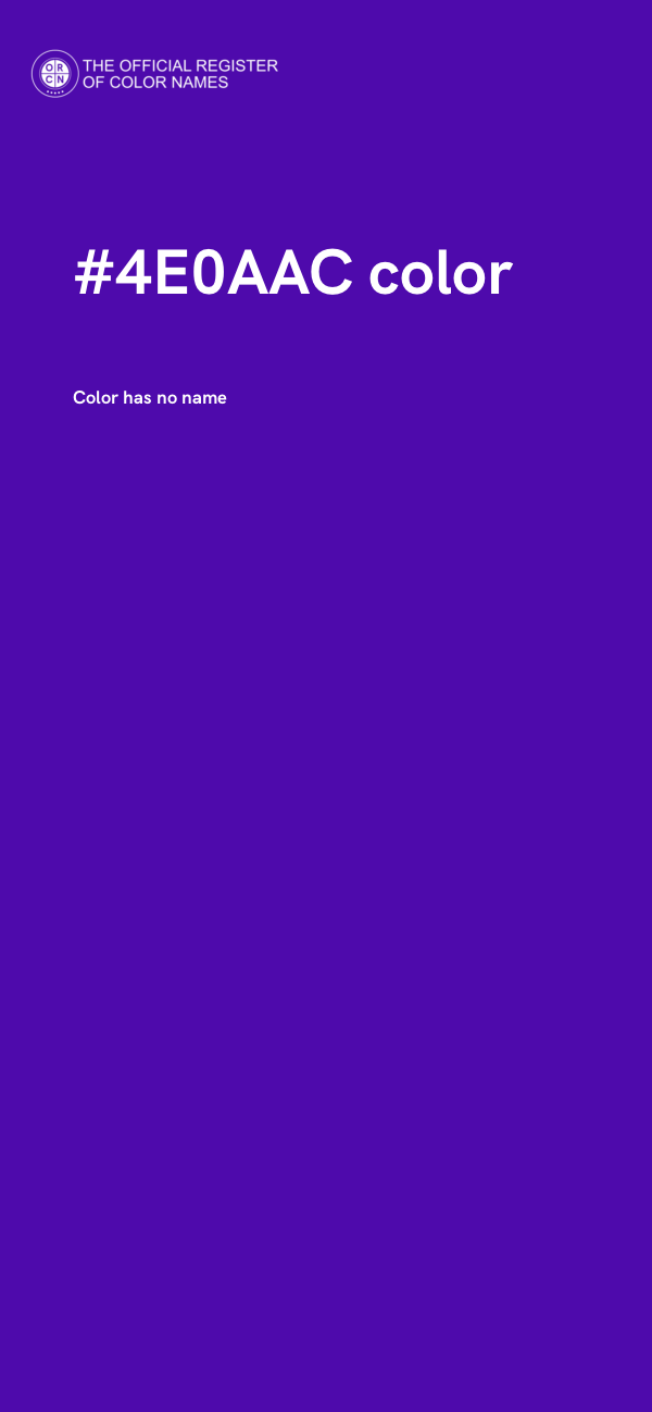 #4E0AAC color image