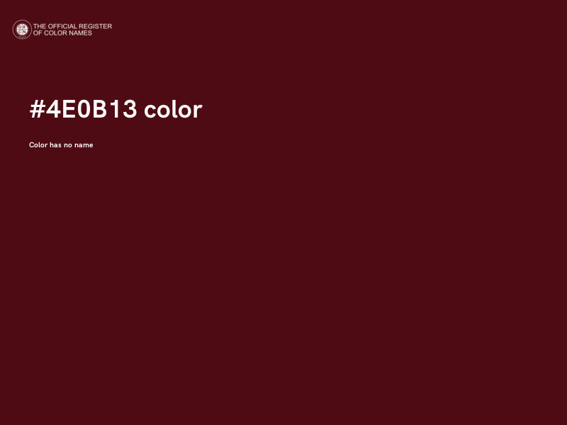 #4E0B13 color image