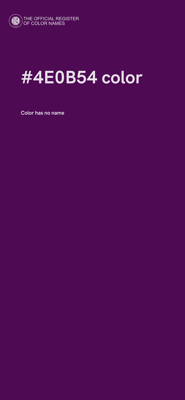 #4E0B54 color image