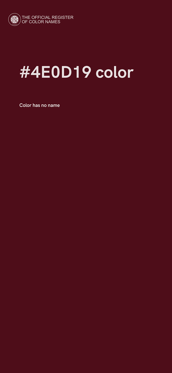 #4E0D19 color image
