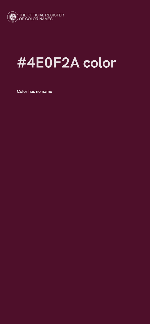 #4E0F2A color image