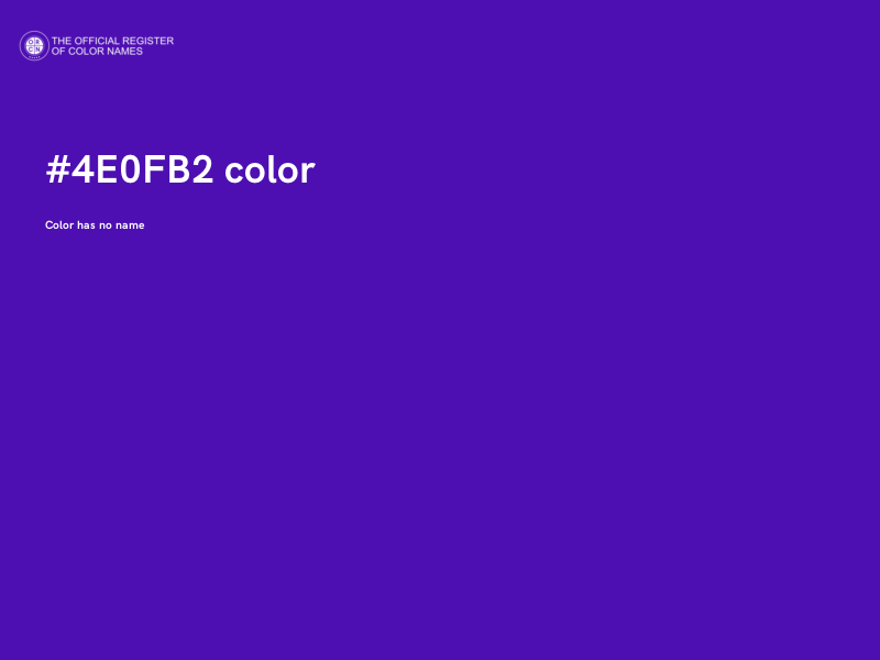 #4E0FB2 color image