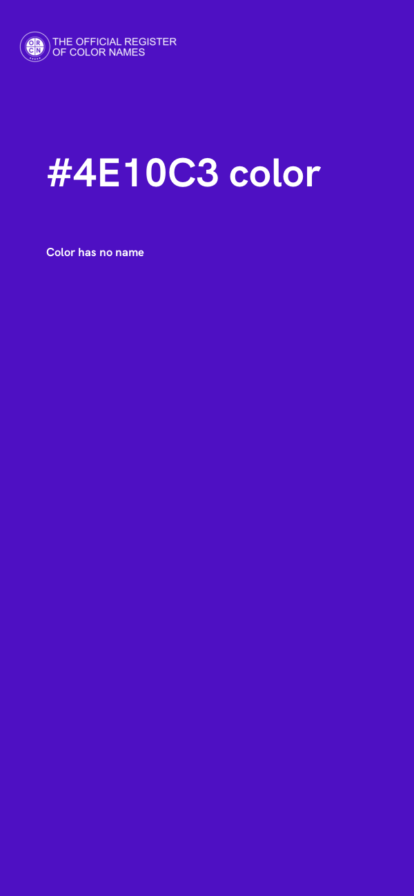 #4E10C3 color image