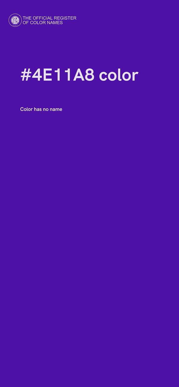 #4E11A8 color image