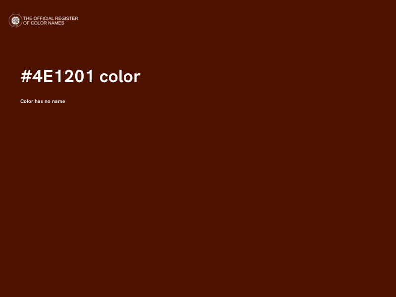 #4E1201 color image