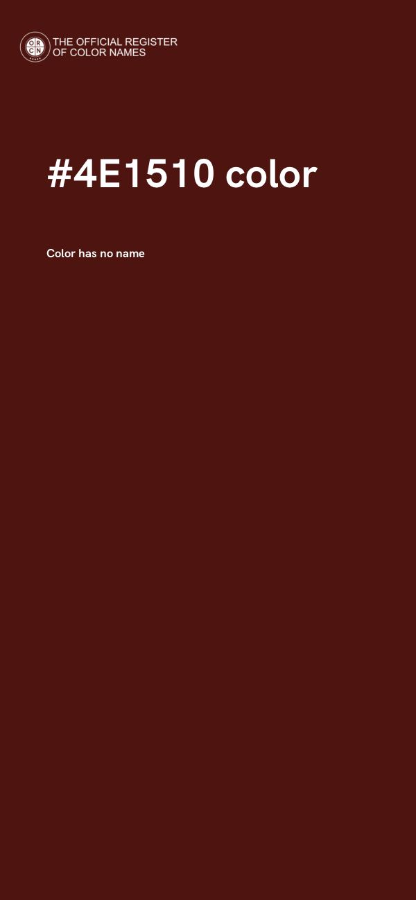 #4E1510 color image