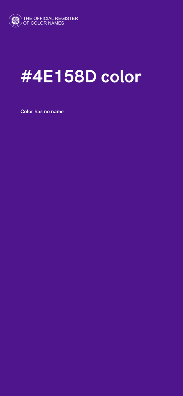 #4E158D color image