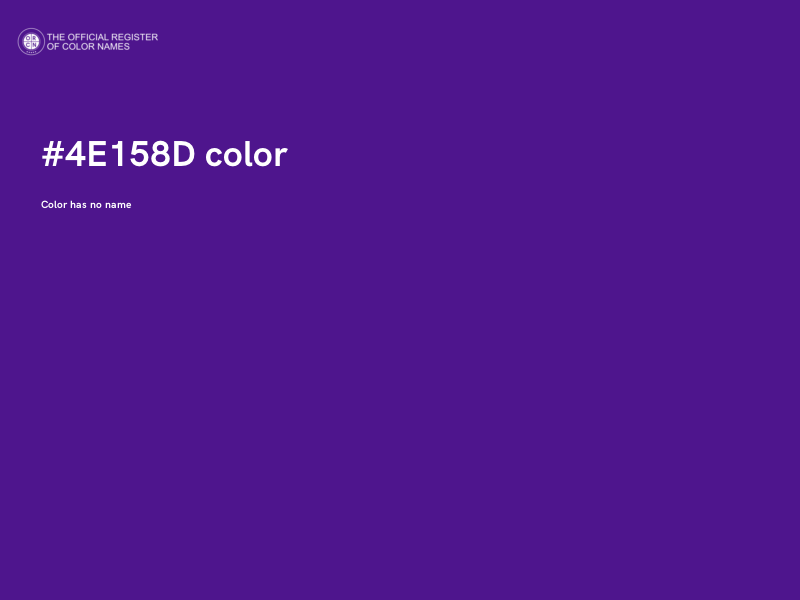 #4E158D color image