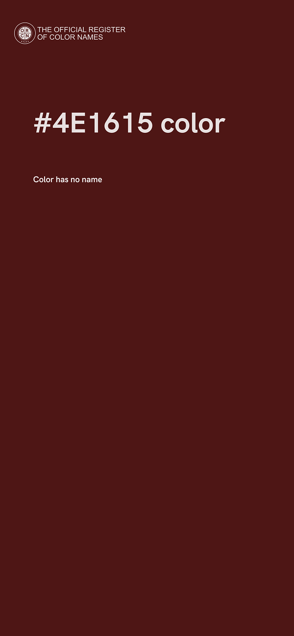 #4E1615 color image