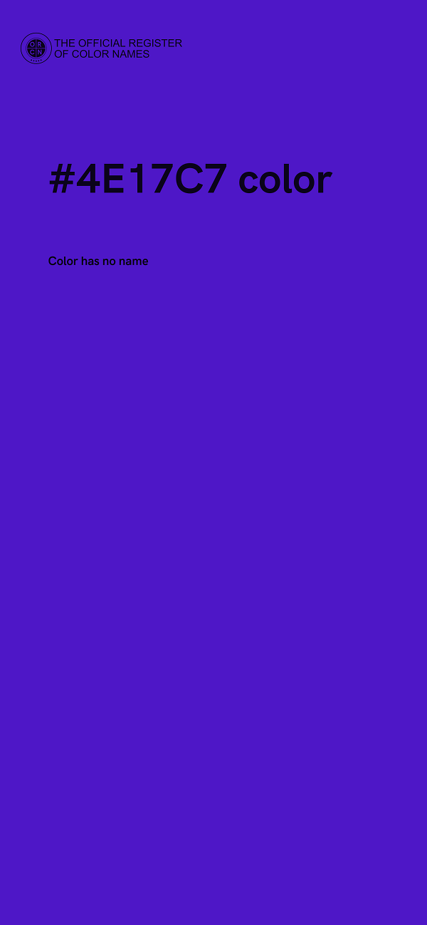 #4E17C7 color image