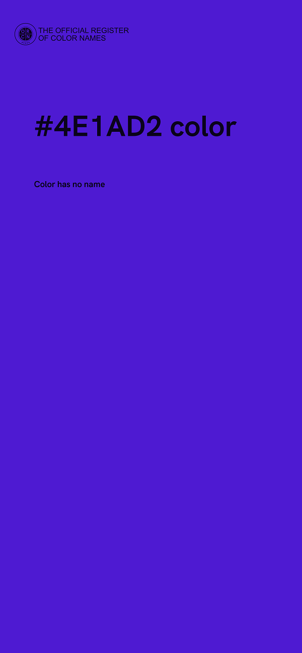 #4E1AD2 color image