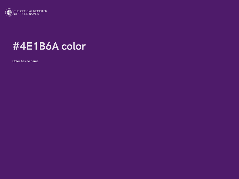 #4E1B6A color image