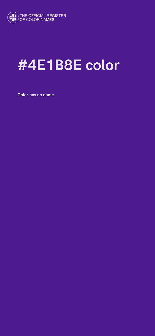#4E1B8E color image