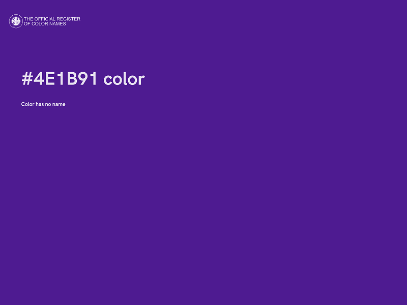 #4E1B91 color image