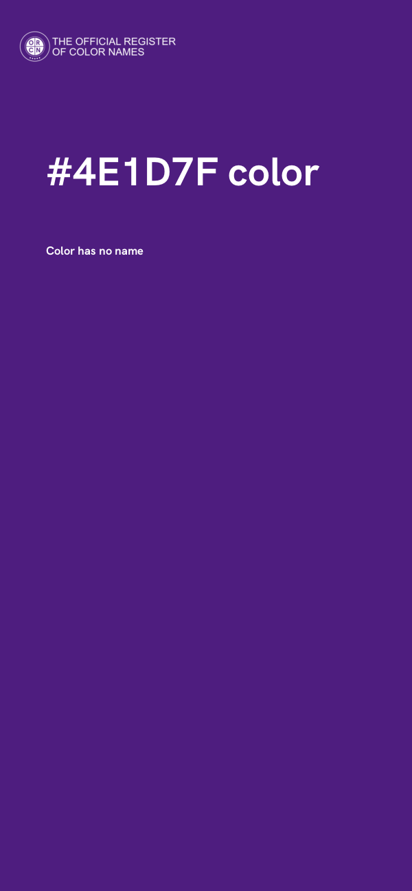 #4E1D7F color image
