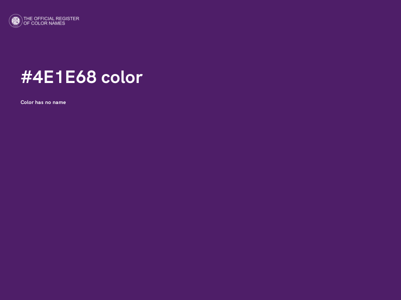 #4E1E68 color image