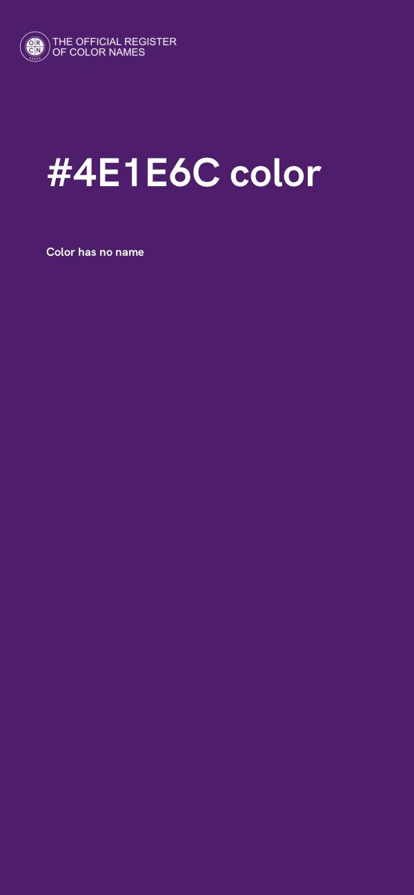 #4E1E6C color image