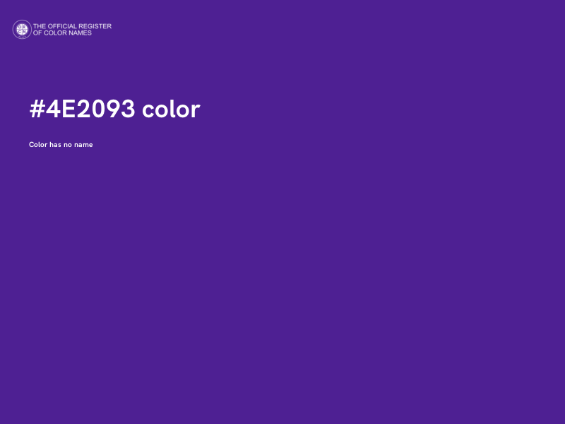 #4E2093 color image