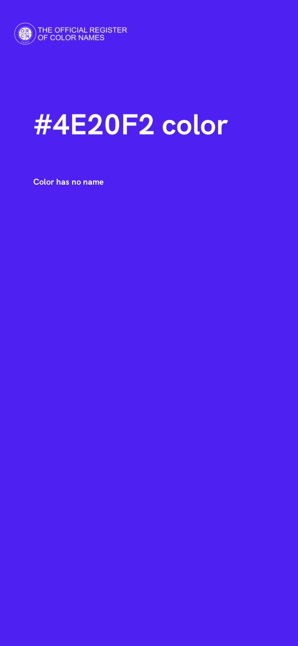 #4E20F2 color image