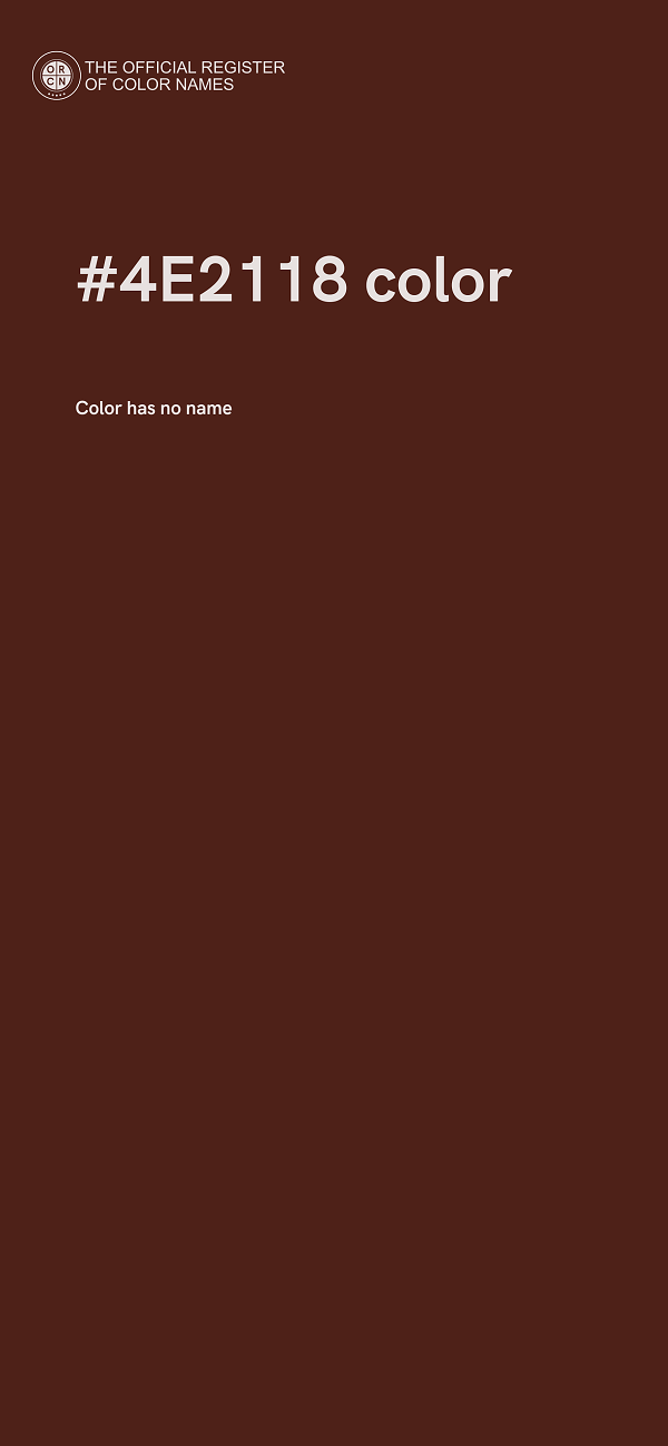 #4E2118 color image