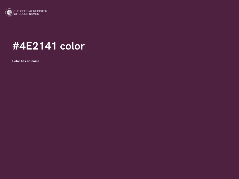 #4E2141 color image