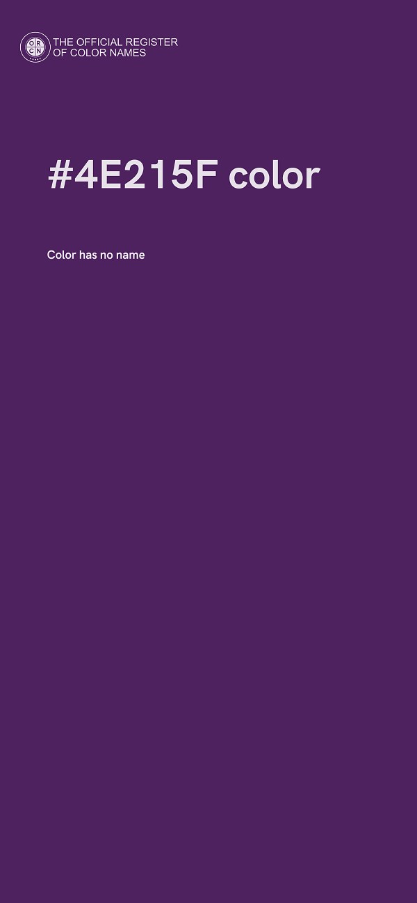 #4E215F color image