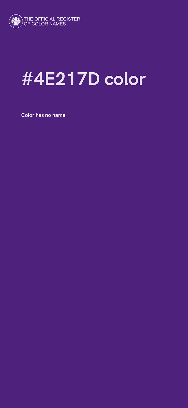 #4E217D color image