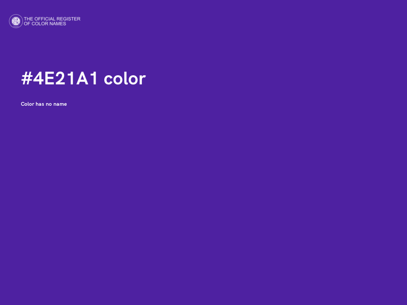 #4E21A1 color image
