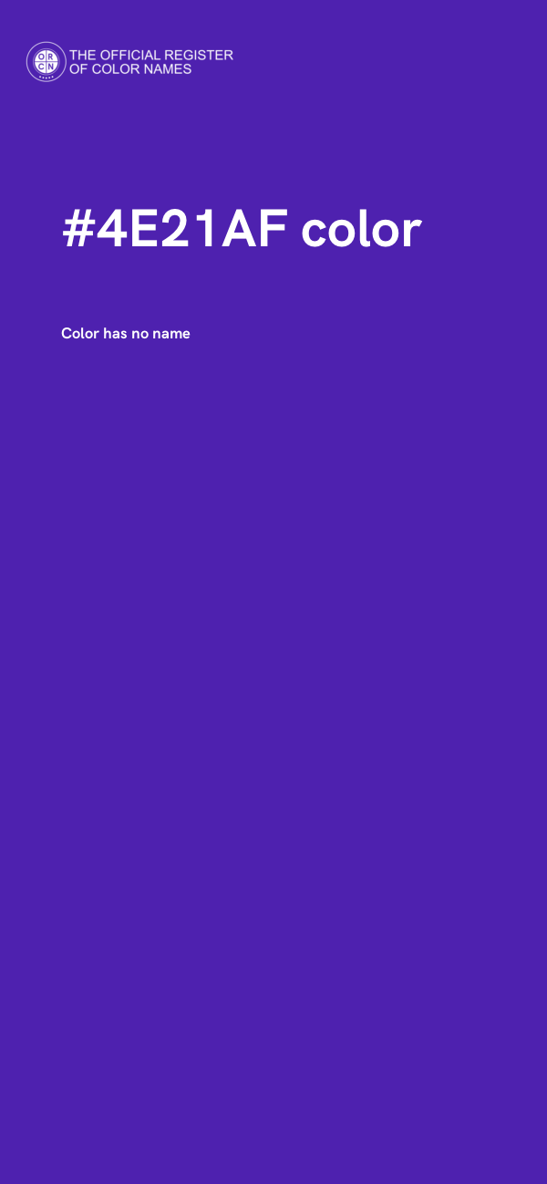 #4E21AF color image