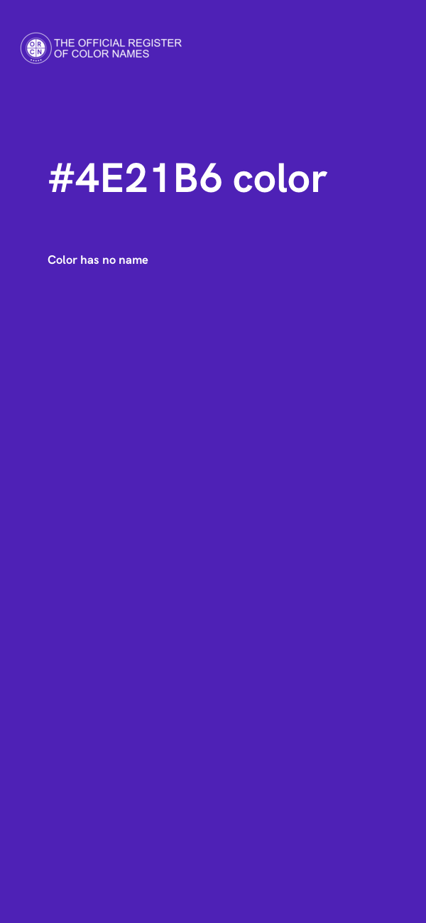 #4E21B6 color image