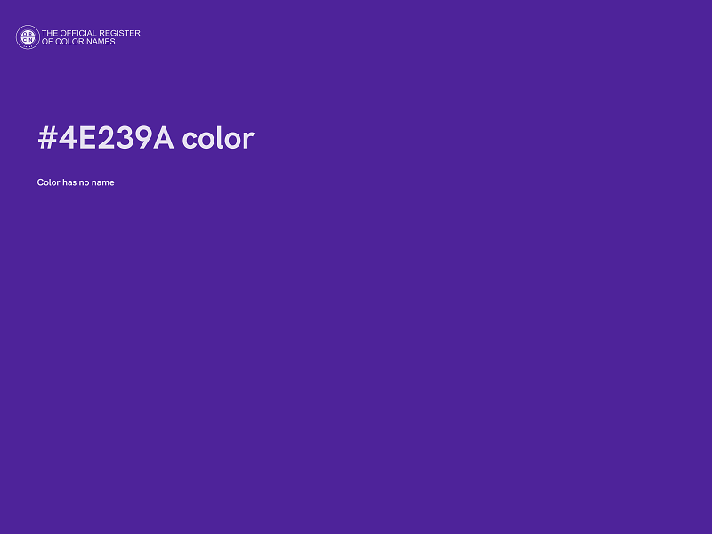 #4E239A color image