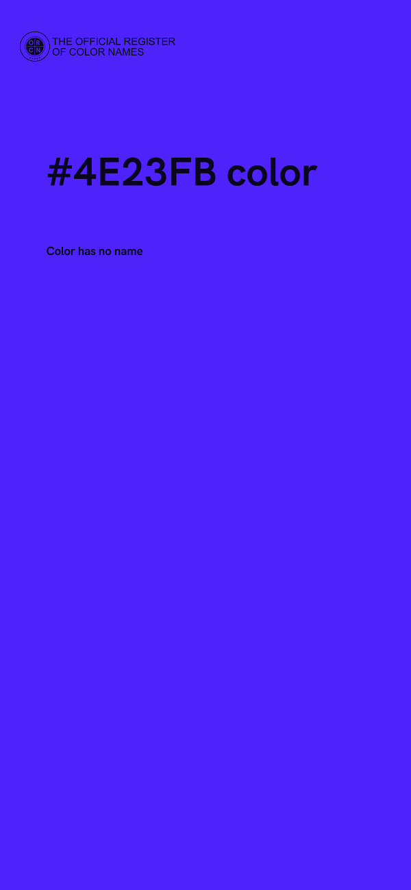 #4E23FB color image